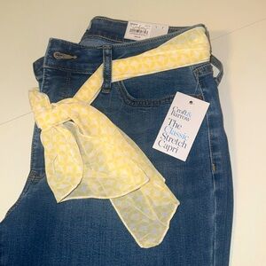 Size 8A Stretch denim capris